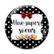 Cabochon Verre - une super soeur