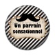 Cabochon Résine - un parrain sensationnel