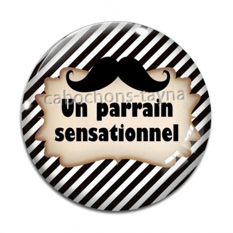 Cabochon Verre - un parrain sensationnel