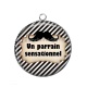 Pendentif Cabochon Argent - un parrain sensationnel