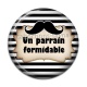 Cabochon Résine - un parrain formidable