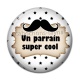 Cabochon Résine - un parrain super cool