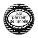 Cabochon Résine - elu parrain de l'année