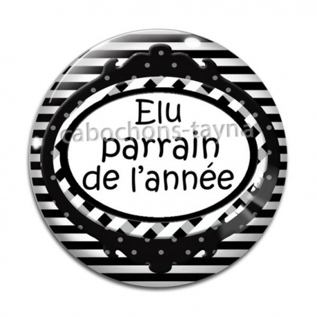 Cabochon Verre - elu parrain de l'année