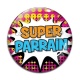 Cabochon Verre - super parrain