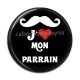 Cabochon Résine - je'aime mon parrain