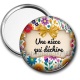 Miroir de poche - une nièce qui déchire