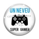 Cabochon Verre - un neveu super gamer