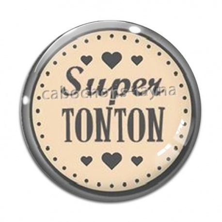 Cabochon Verre - super tonton