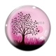 Cabochon Verre - arbre de vie