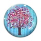 Cabochon Verre - arbre de vie