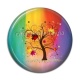 Cabochon Résine - arbre de vie
