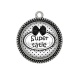 Pendentif Cabochon Argent - super tatie