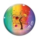 Cabochon Verre - arbre de vie