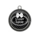Pendentif Cabochon Argent - super tatie