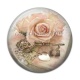 Cabochon Résine - la rose et la clé