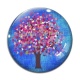 Cabochon Verre - arbre de vie