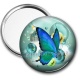 Miroir de poche - papillon