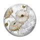 Cabochon Verre - coquelicot