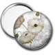 Miroir de poche - coquelicot