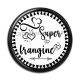 Cabochon Résine - super frangine