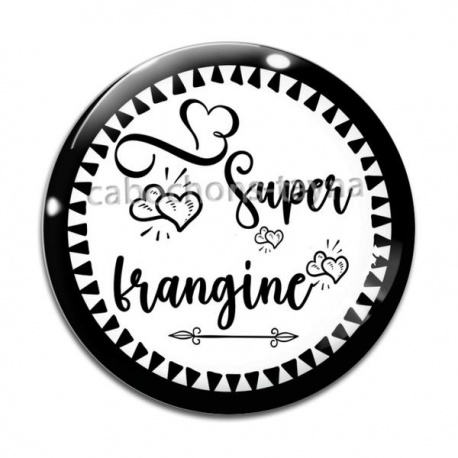 Cabochon Verre - super frangine
