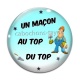 Cabochon Verre - un maçon au top du top