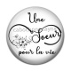 Cabochon Résine - une soeur pour la vie