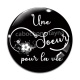 Cabochon Verre - une soeur pour la vie