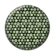 Cabochon Résine - fleur verte
