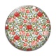 Cabochon Verre - fleur les roses