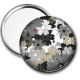 Miroir de poche - fleur