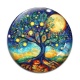 Cabochon Verre - arbre de vie