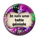 Cabochon Résine - je suis une tatie géniale