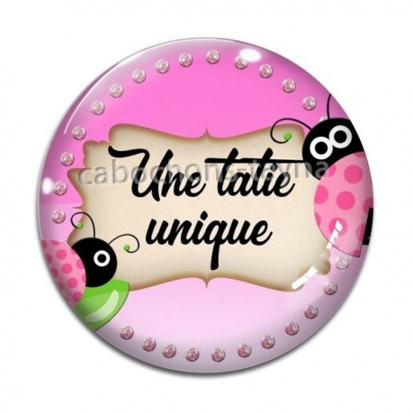 Cabochon Verre - une tatie unique