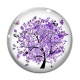Cabochon Verre - arbre de vie