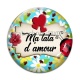 Cabochon Verre - ma tata d'amour