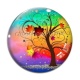 Cabochon Verre - arbre de vie