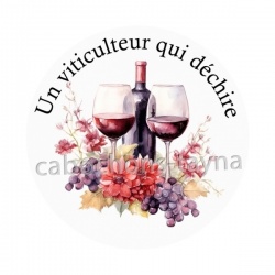 un viticulteur qui déchire