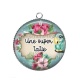 Pendentif Cabochon Argent - une super tatie
