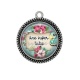 Pendentif Cabochon Argent - une super tatie
