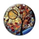 Cabochon Verre - arbre de vie