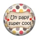 Cabochon Résine - un papy super cool