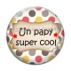Cabochon Verre - un papy super cool
