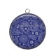 Pendentif Cabochon Argent - spirale