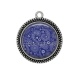 Pendentif Cabochon Argent - spirale