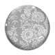 Cabochon Verre - dentelle fleur