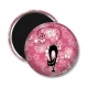 Magnet's - chat fond fleur