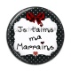 Cabochon Résine - je t'aime ma marraine