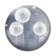 Cabochon Verre -  pissenlit
